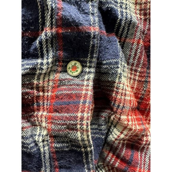 Roots Outdoor Women's Pearl Snap Long Sleeve Size‎ Large - Picture 3 of 5